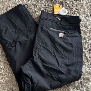 New Carhartt BLACK womens waterproof pants